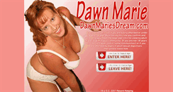 Desktop Screenshot of dawnmariesdream.com